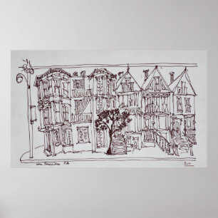 Affiche Golden Gate Park   San Francisco, Californie