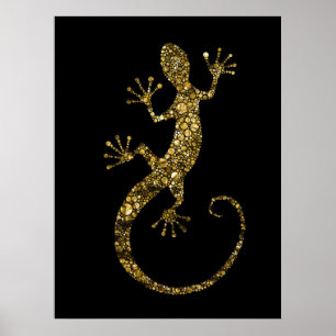 Affiche Golden Gecko