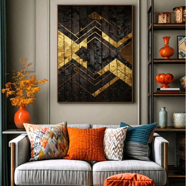 Affiche Golden Geometry (Créateur téléchargé)