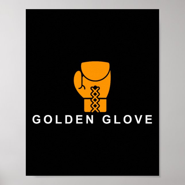 Affiche Golden-glove' Boxing Motivation  (Devant)