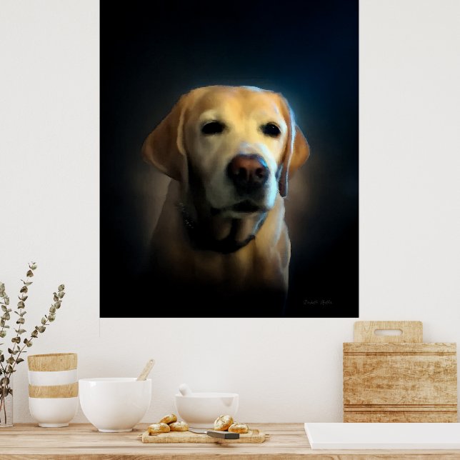 Affiche Golden Labrador (Cuisine)