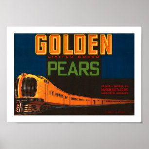 Affiche Golden Limited Marque Pears