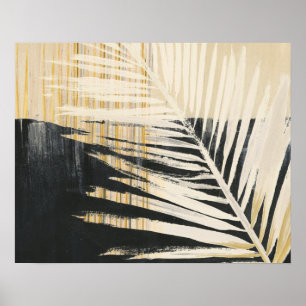 Affiche Golden Raffia - Palm Fronds