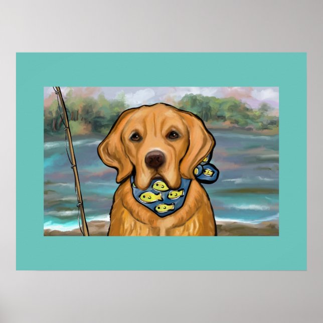 Affiche Golden Retriever (Devant)