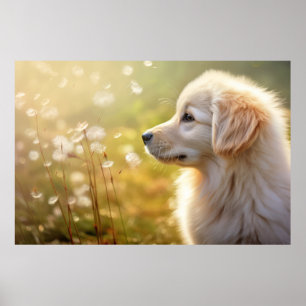 Affiche Golden Retriever Chien animal animal animal animal