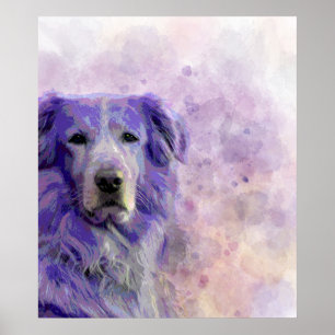 Affiche Golden retriever du chien 140