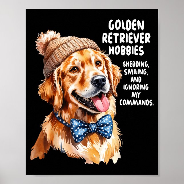 Affiche Golden Retriever Outfit Idea For Women &amp; Retri (Devant)