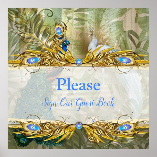 Affiche Golden Royal Peacock Temple Dreams (Devant)