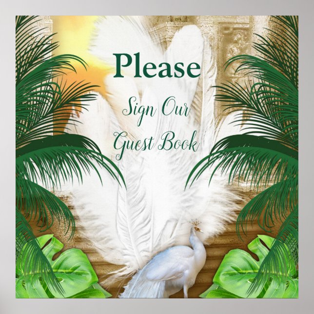 Affiche Golden Royal Peacock Temple Dreams (Devant)