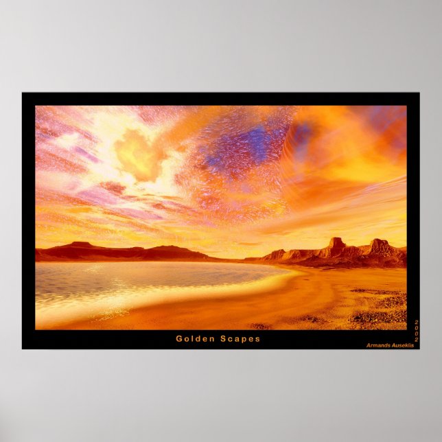 Affiche Golden Scapes (Devant)