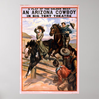 Affiche Golden West Cowboy Theatre