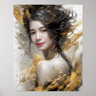 Affiche Golden Whirlwind : Filipina girl