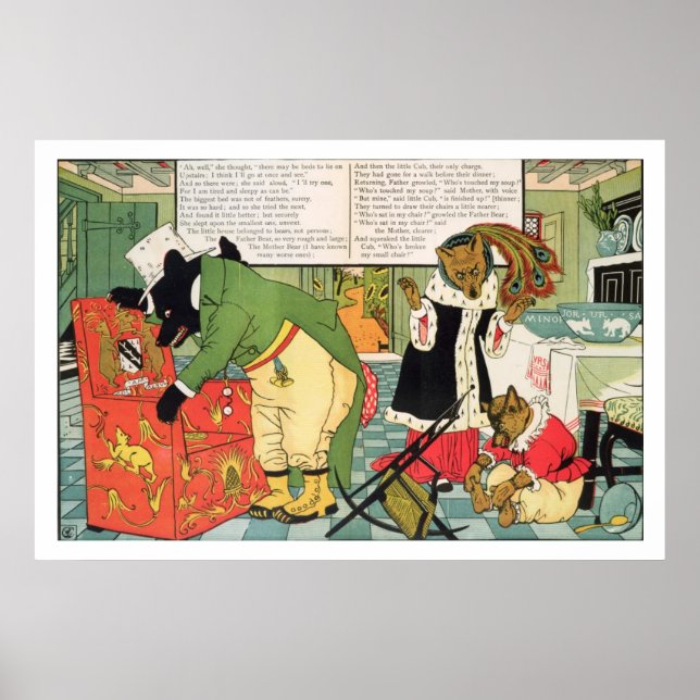 Affiche Goldilocks et les trois ours (Devant)