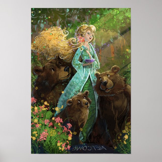 Affiche Goldilocks et les trois ours (Devant)