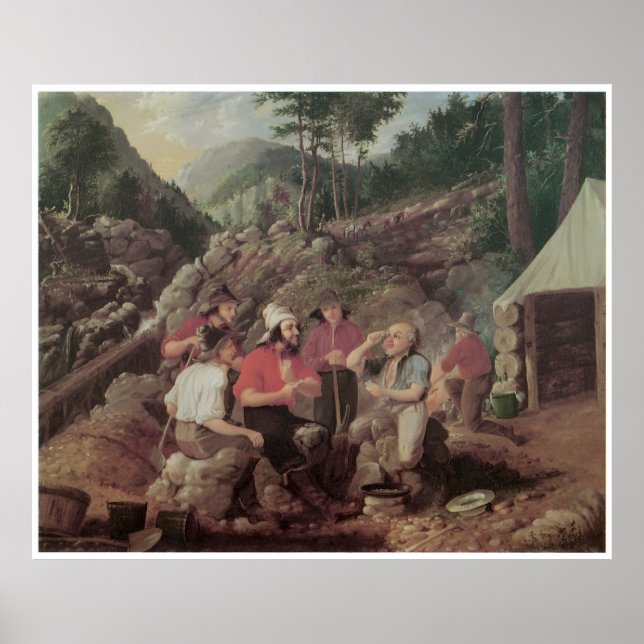 Affiche Goldminers, 1858 (Devant)