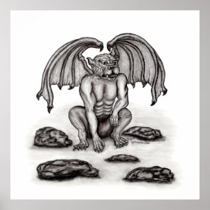 Affiche Golem Gargoyle