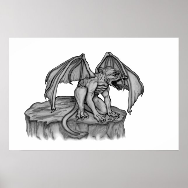 Affiche Golem Gargoyle (Devant)
