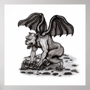 Affiche Golem Gargoyle