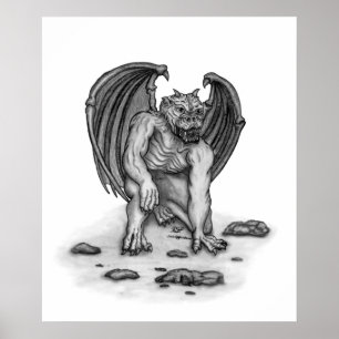 Affiche Golem Gargoyle