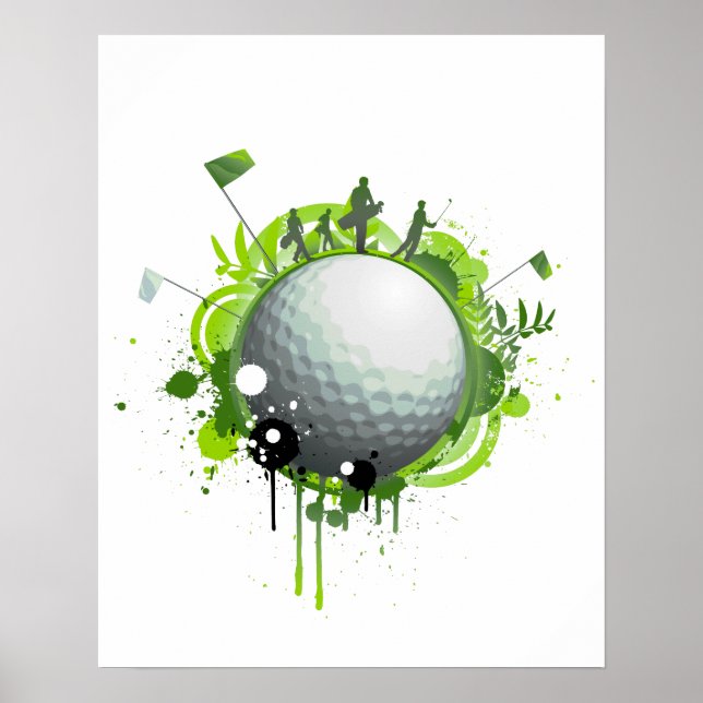 Affiche Golf (Devant)