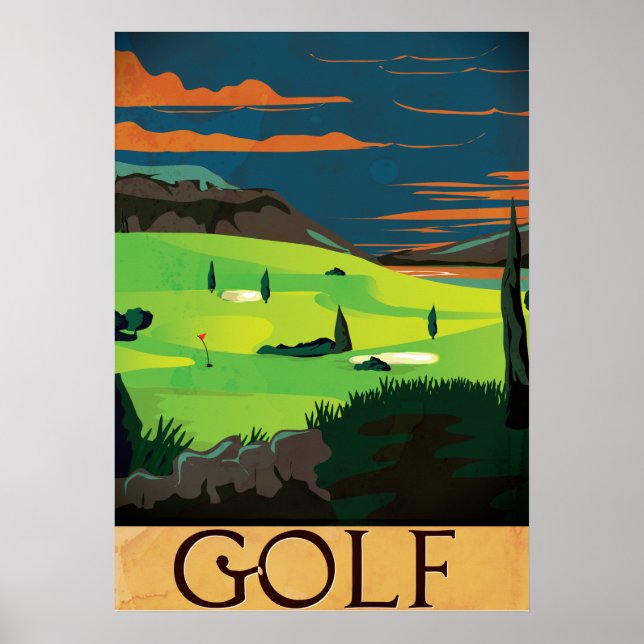 Affiche Golf (Devant)