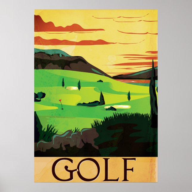 Affiche Golf (Devant)
