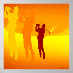 Affiche Golf