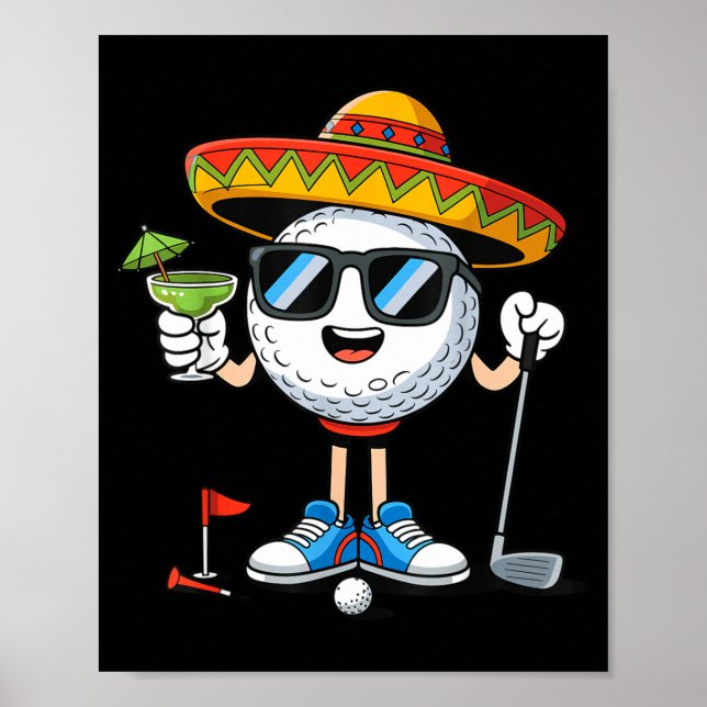 Affiche Golf cinq mai golfing  (Devant)