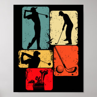 Affiche Golf Club Golfing Garçons Enfants 1