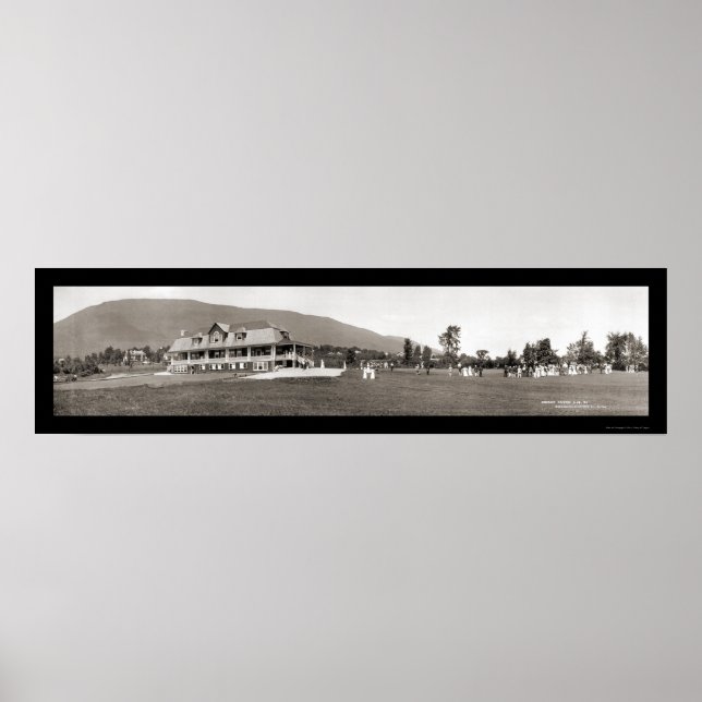 Affiche Golf Club Manchester Photo 1911 (Devant)