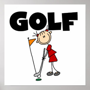 Affiche GOLF de filles
