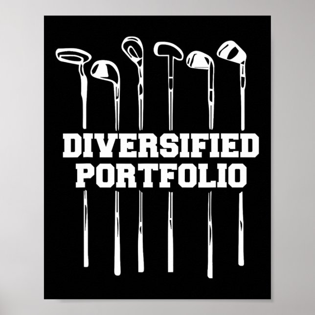 Affiche Golf de portefeuille diversifié (Devant)