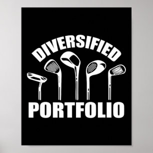 Affiche Golf Diversification Portfolio Funny Business Entr