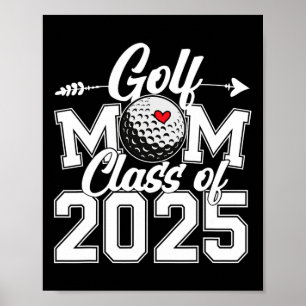Affiche Golf Maman Cl De 2025 Graduation Senior Sport Fan