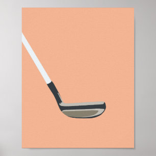 Affiche Golf Orange
