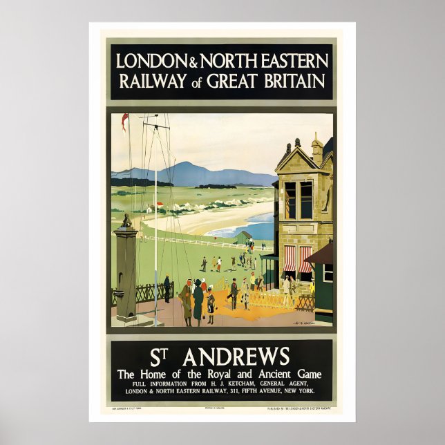 Affiche Golf St Andrews La Maison du Royal et Ancien (Devant)