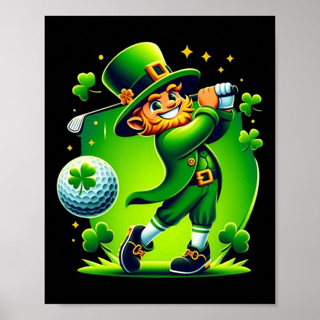 Affiche Golf St Patrick Golf Golf irlandais  (Devant)