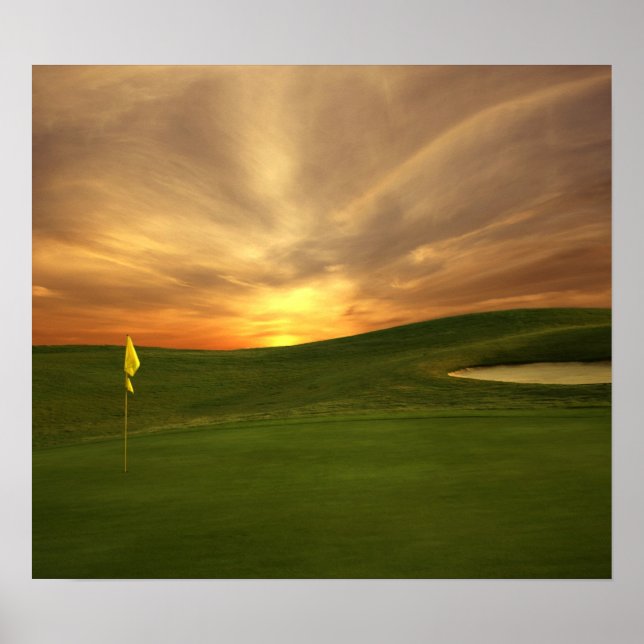 Affiche Golf Sunrise (Devant)