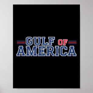 Affiche Golfe De L'Amérique Usa Funny Golfe Du Mexique 4 J