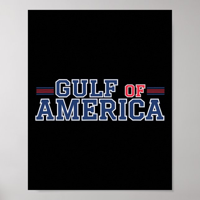 Affiche Golfe De L'Amérique Usa Funny Golfe Du Mexique 4 J (Devant)