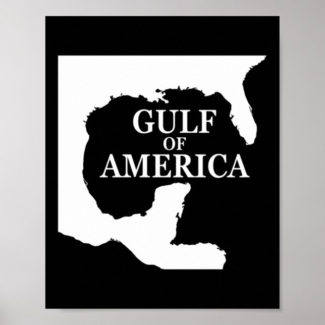 Affiche Golfe des Etats-Unis Chemise Drôle Amusant Drapeau (Devant)
