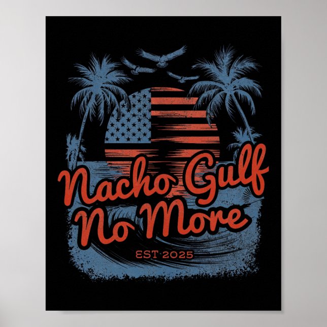 Affiche Golfe des États-Unis d'Amérique Est 2025  (Devant)