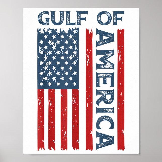 Affiche Golfe Des Etats-Unis Est 2025 Funny Golfe D'Usa Am (Devant)