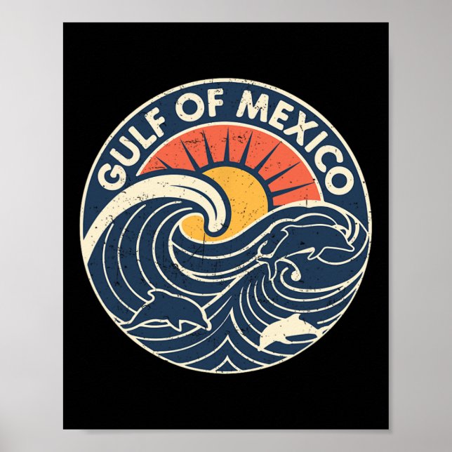 Affiche Golfe du Mexique (Devant)