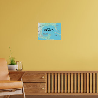 Affiche Golfe du Mexique