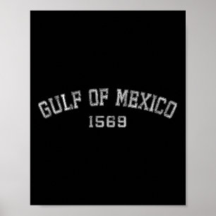 Affiche Golfe Du Mexique 1569 Carte Historique T-shirt.png