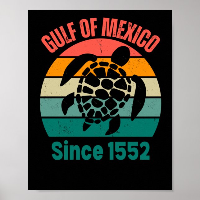 Affiche Golfe Du Mexique C'Était Et Sera Pour Toujours 202 (Devant)