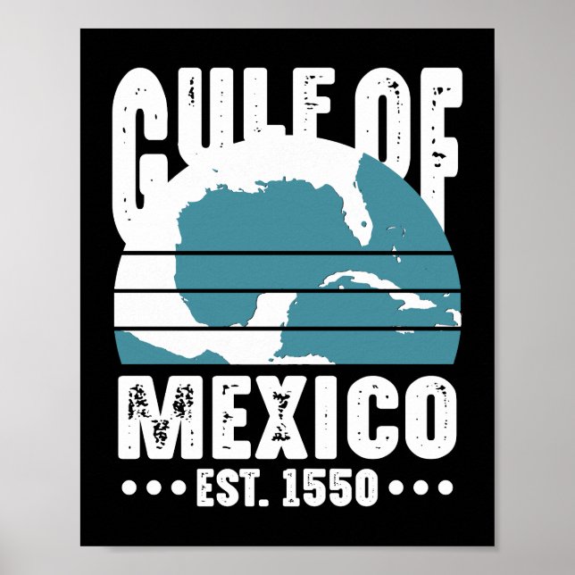 Affiche Golfe Du Mexique Est 1550 (Devant)