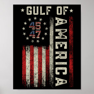 Affiche Golfe D'Usa Amérique Drôle Usa Drapeau Pour Hommes
