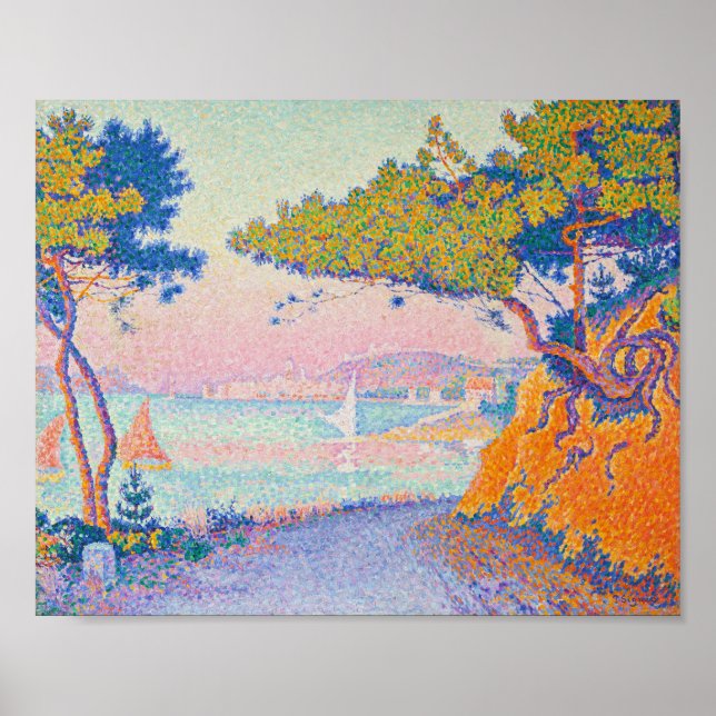 Affiche Golfe Juan | Paul Signac | (Devant)